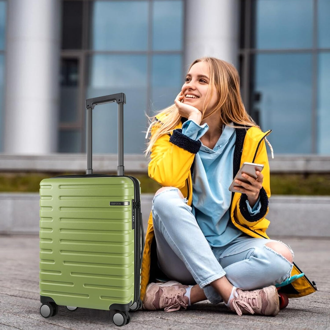 Ausziehbarer Hartschalenkoffer mit Spinner-Rädern und TSA-Schloss