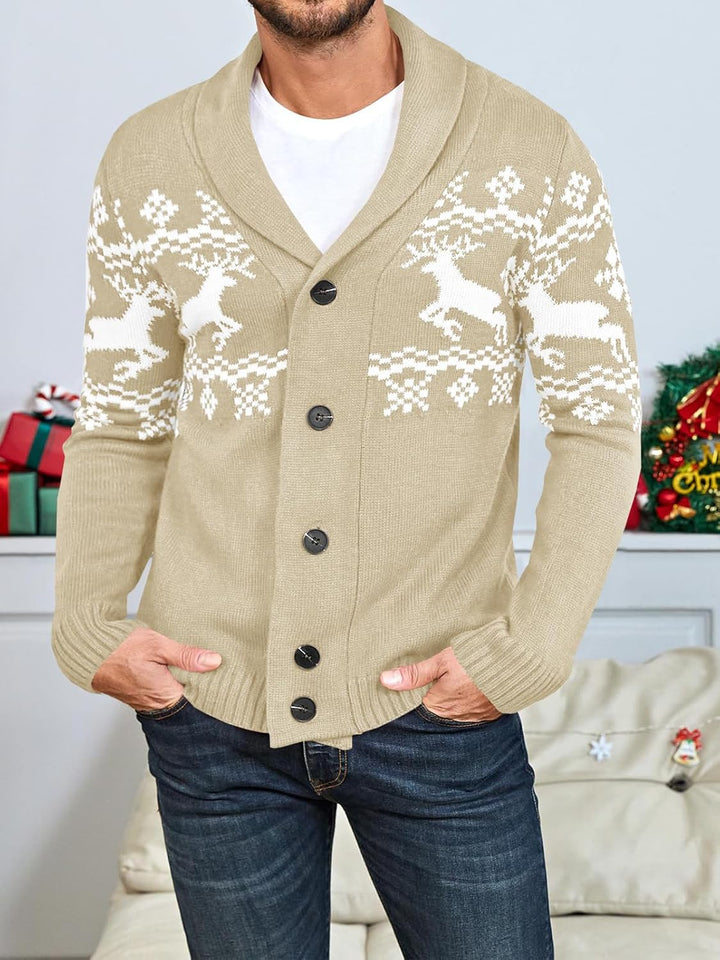 Comfortable Knitted Men's Cardigan - Lucas