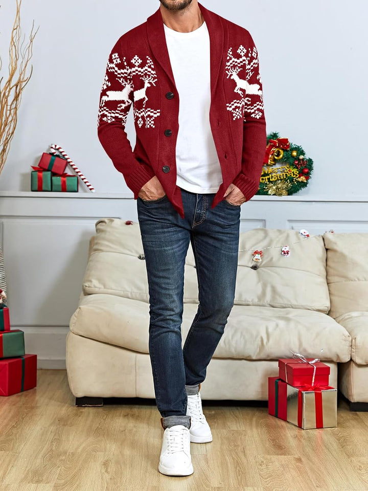 Comfortable Knitted Men's Cardigan - Lucas