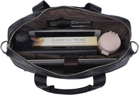 Premium Rindsleder 15” Business-Aktentas mit Organizer-Fächern