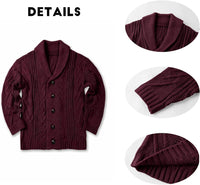 Comfortable Knitted Men's Cardigan - Lucas