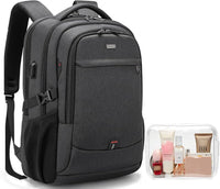 Wasserdichter Reise-Laptoprucksack mit USB-Anschluss und organisierter Aufbewahrung