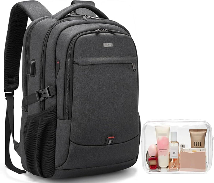 Wasserdichter Reise-Laptoprucksack mit USB-Anschluss und organisierter Aufbewahrung