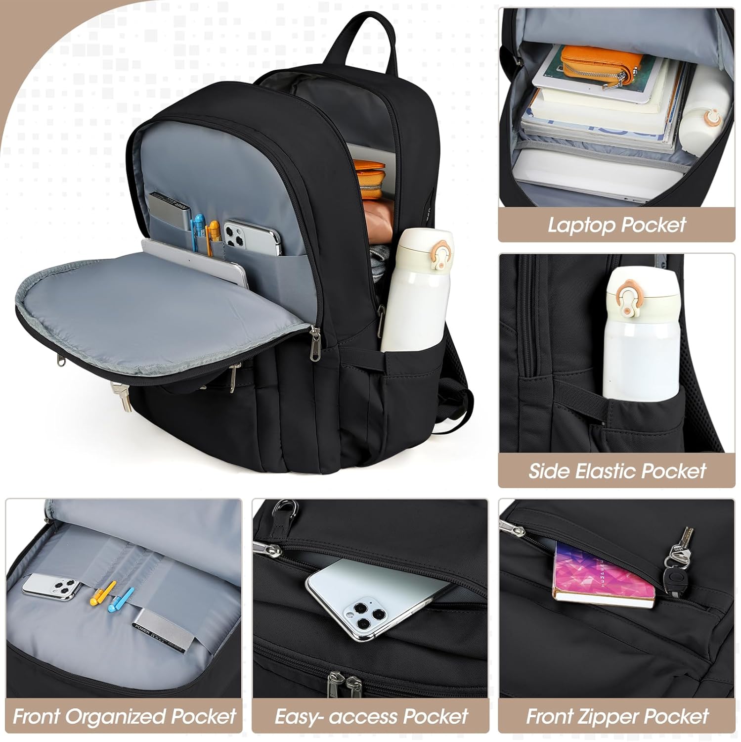 Leichter 39,6 cm Reise- und Schulrucksack