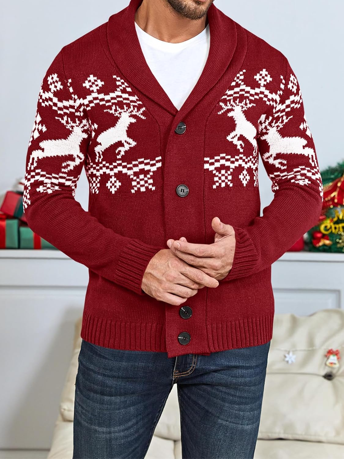 Comfortabel Gebreid Heren Vest - Lucas