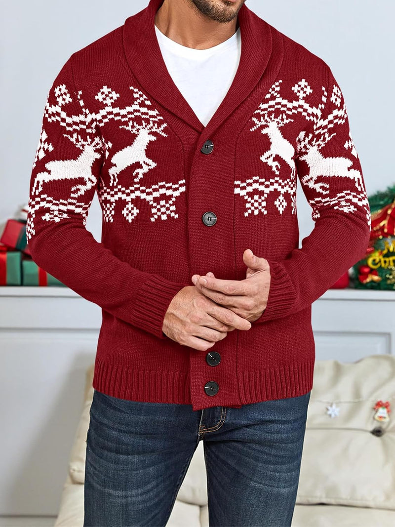 Comfortable Knitted Men's Cardigan - Lucas