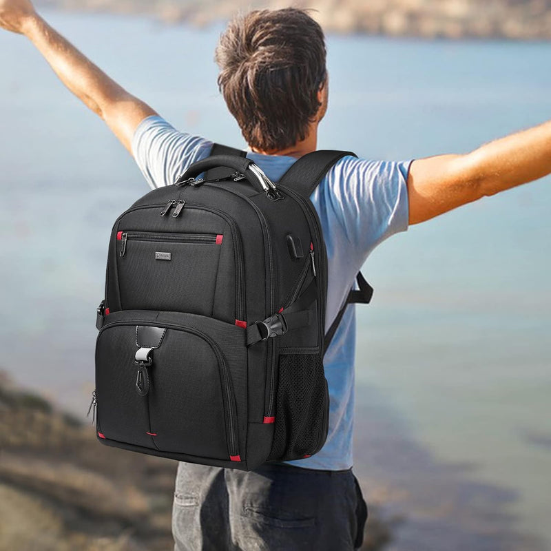50L Wasserdichter extra großer Reise-Laptoprucksack mit USB-Anschluss