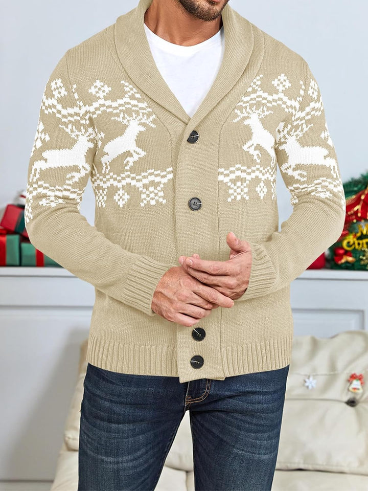 Comfortable Knitted Men's Cardigan - Lucas