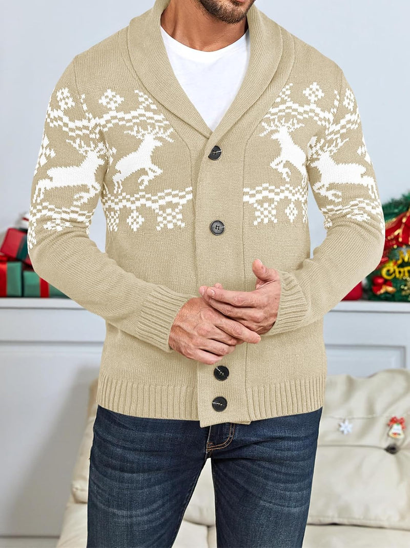 Comfortable Knitted Men's Cardigan - Lucas