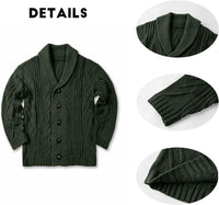 Comfortable Knitted Men's Cardigan - Lucas