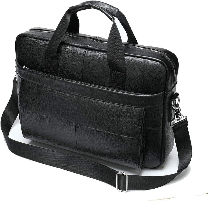 Premium Rindsleder 15” Business-Aktentas mit Organizer-Fächern