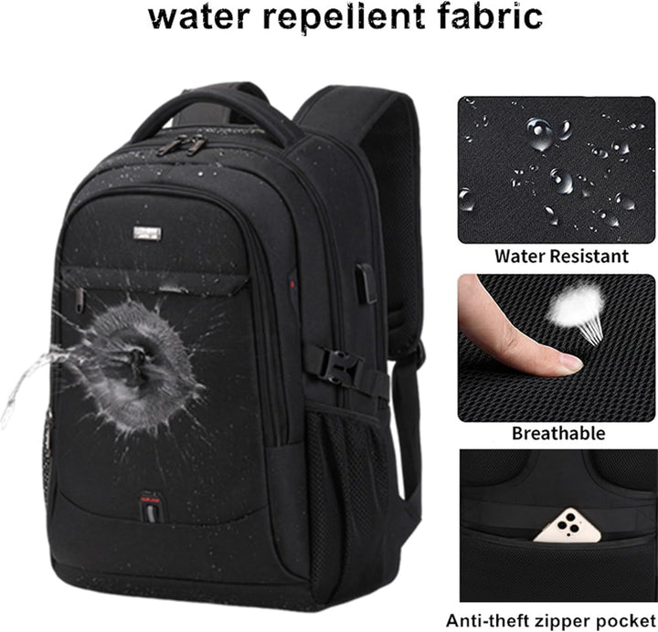 Wasserdichter Laptop- und Reiserucksack mit organisierten Fächern