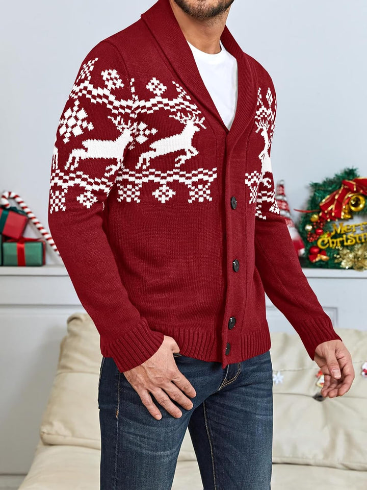 Comfortable Knitted Men's Cardigan - Lucas