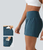 Atmungsaktiv & Schnell trocknend High-Waist Fitnessshorts Damen – Mirabella