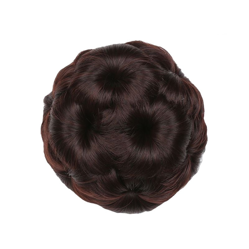 Blumenförmige Haarspange mit Haarverlängerung – Fiora