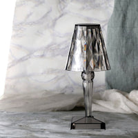 Kristall-Tischlampe mit Touch-Bedienung - LumeCrystal