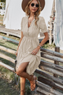 Gestreiftes Sommer-Midikleid – Amira