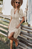 Gestreiftes Sommer-Midikleid – Amira