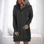 Minimalistische Long Damen Hoodie – Valeria