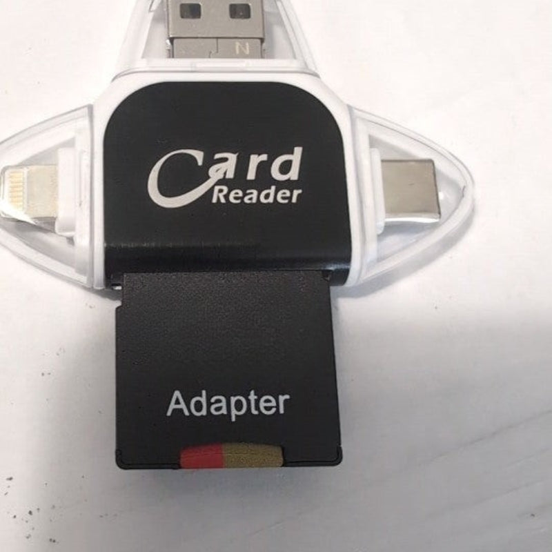 4-in-1 SD & TF Card Reader - FlexPort