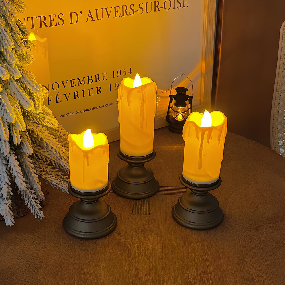 Stimmungsvolle LED-Kerzen - GlowFlicker