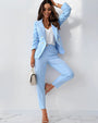Zweiteiliges Damen Slim-Fit-Set für moderne Business-Looks – Valentina
