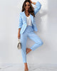 Zweiteiliges Damen Slim-Fit-Set für moderne Business-Looks – Valentina