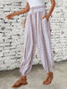 Boho-Chique Damenhose mit grafischem Druck – Solara