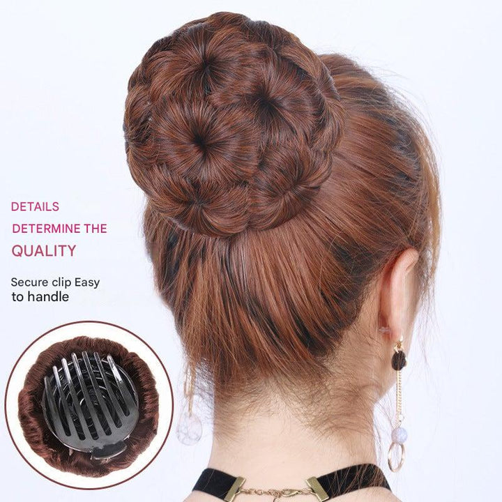 Flower-shaped Hair Clip with Hair Extension – Fiora