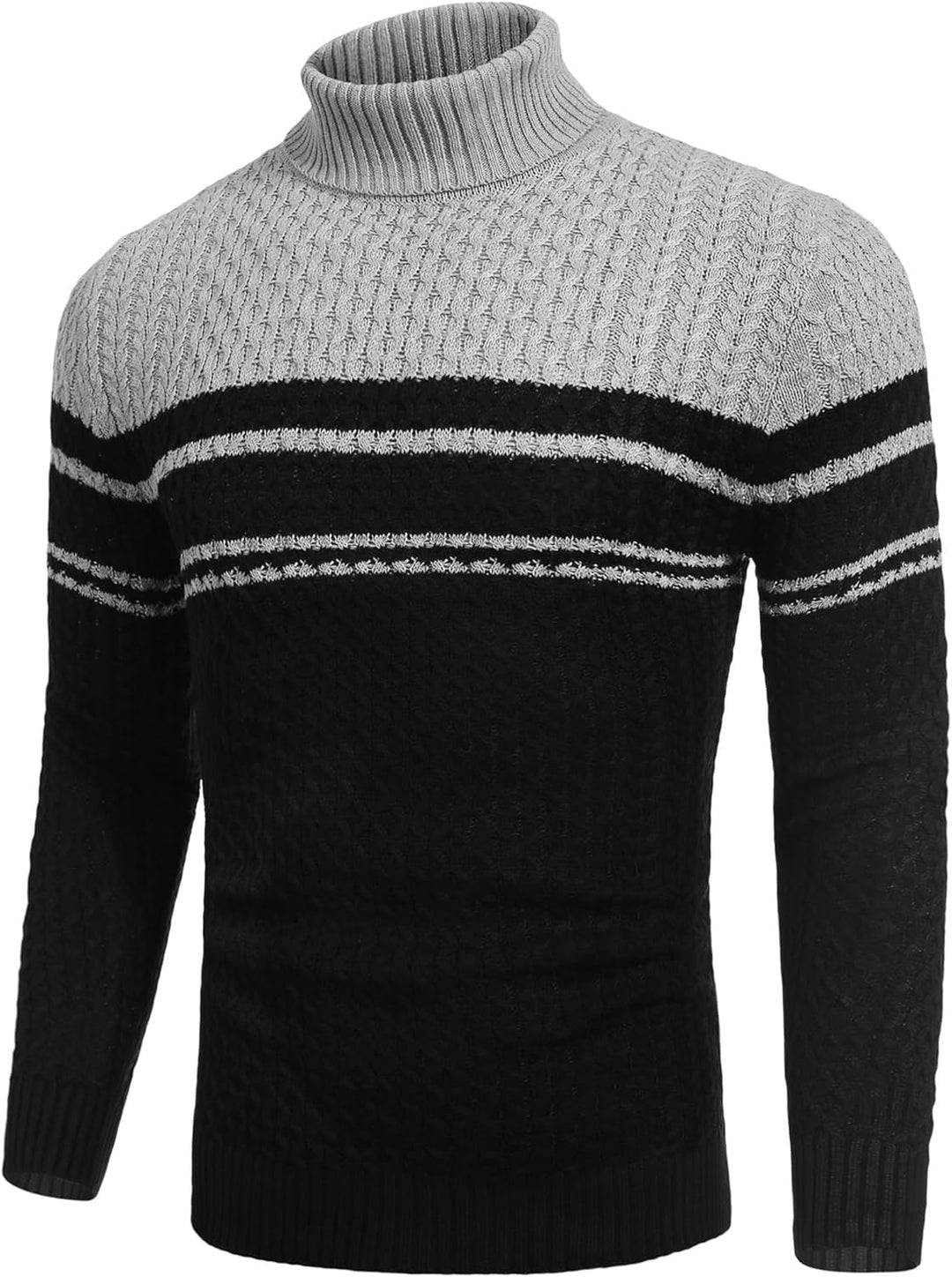 Casual Knitted Men's Turtleneck - Sander
