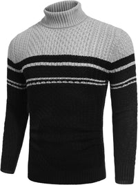 Casual Knitted Men's Turtleneck - Sander