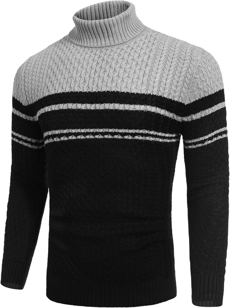 Casual Knitted Men's Turtleneck - Sander