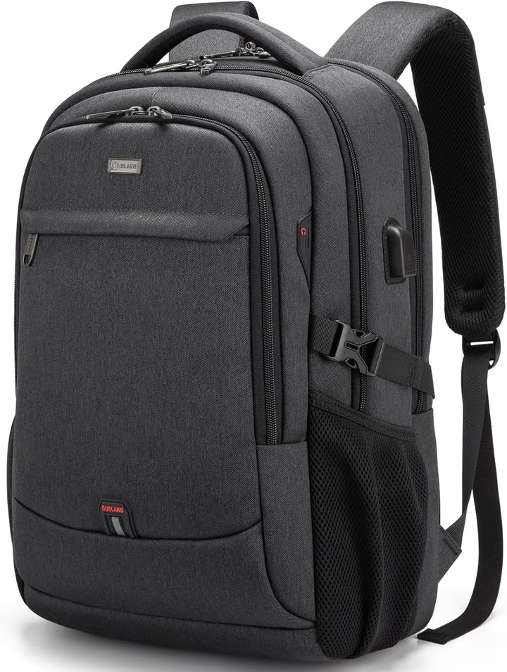 Wasserdichter Reise-Laptoprucksack mit USB-Anschluss und organisierter Aufbewahrung