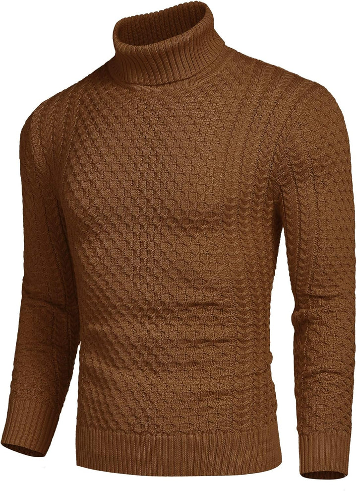 Casual Knitted Men's Turtleneck - Sander