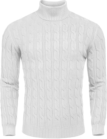 Casual Knitted Men's Turtleneck - Sander