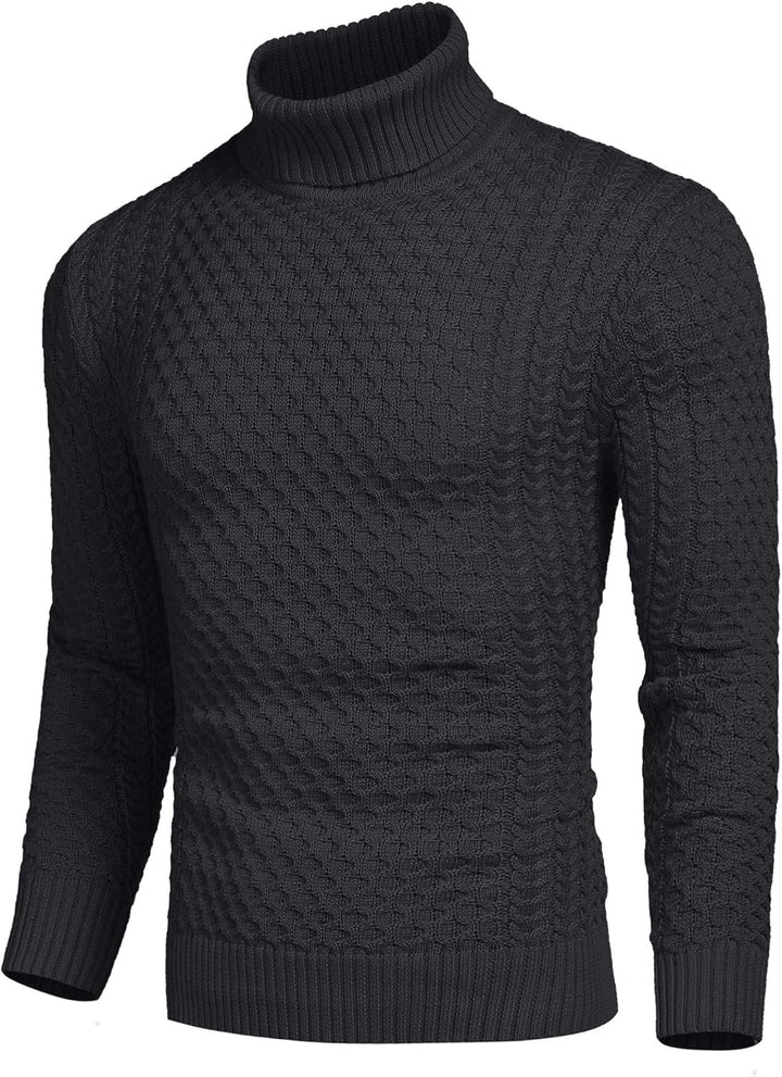 Casual Knitted Men's Turtleneck - Sander