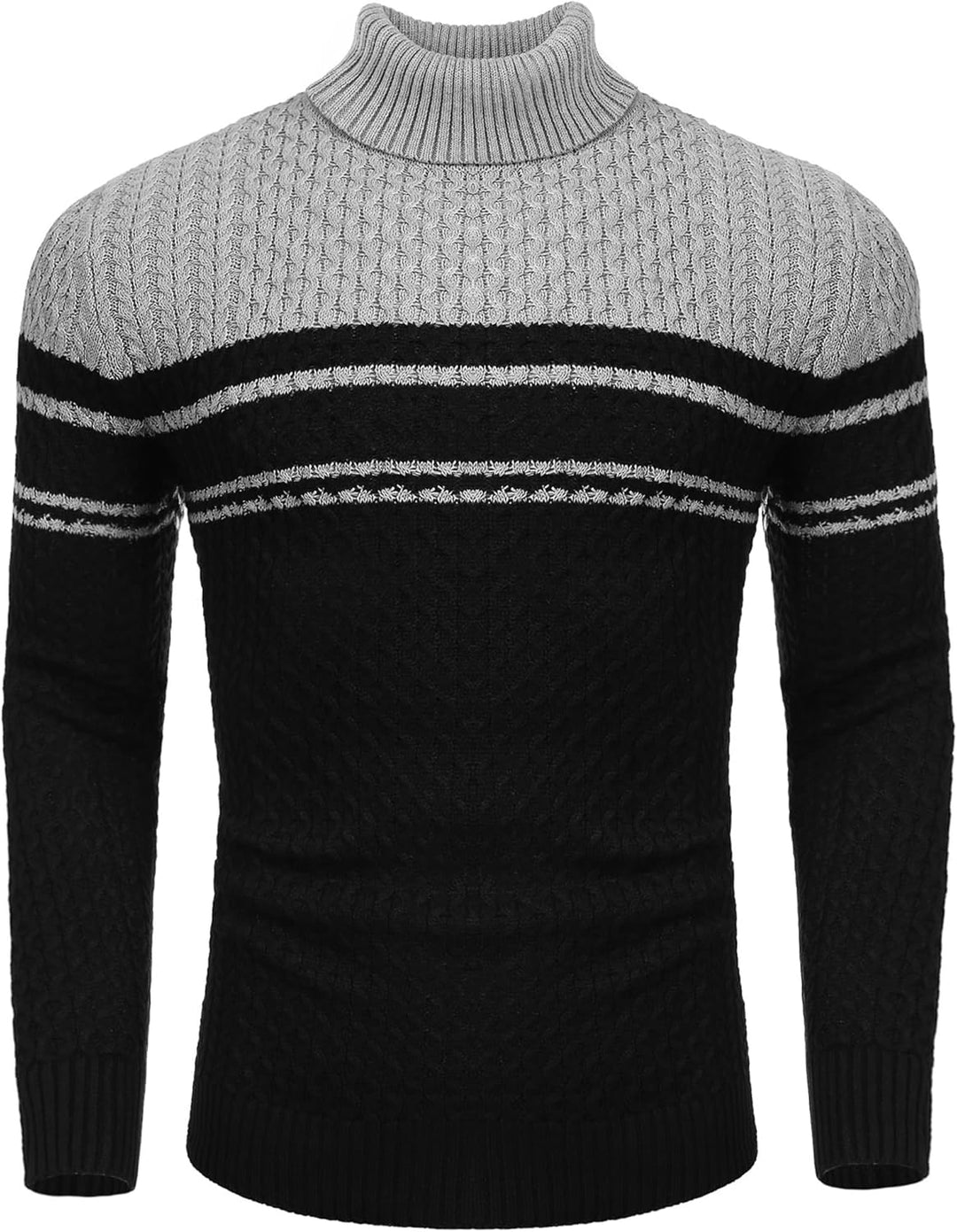 Casual Knitted Men's Turtleneck - Sander