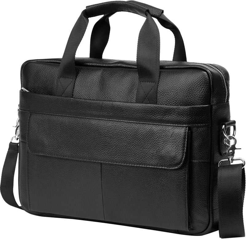 Premium Rindsleder 15” Business-Aktentas mit Organizer-Fächern