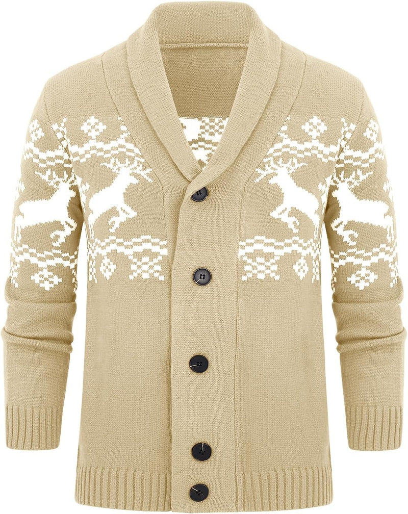 Comfortable Knitted Men's Cardigan - Lucas