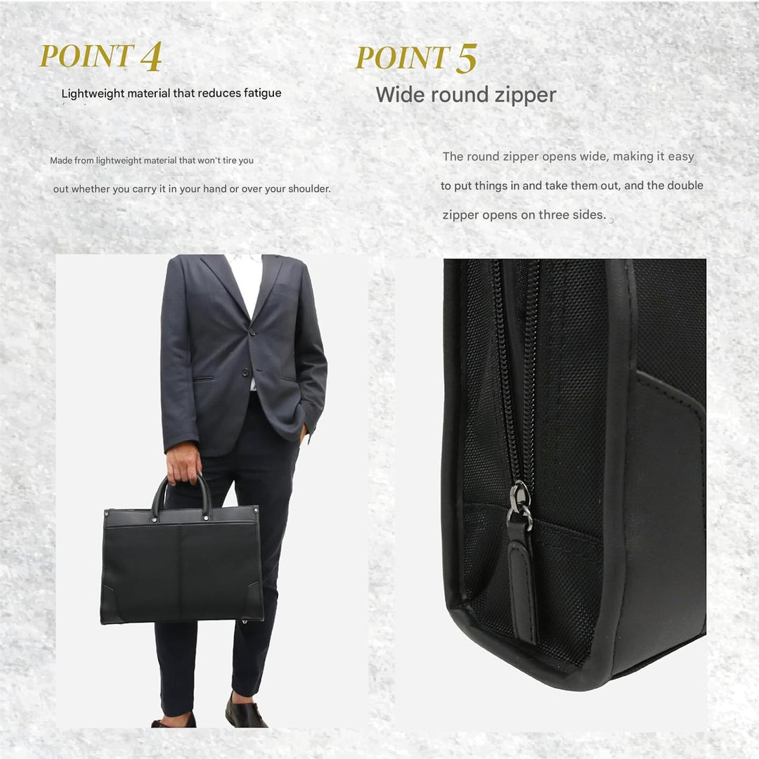 Professionelle 2-Wege-Business-Laptoptasche mit organisierter Aufbewahrung
