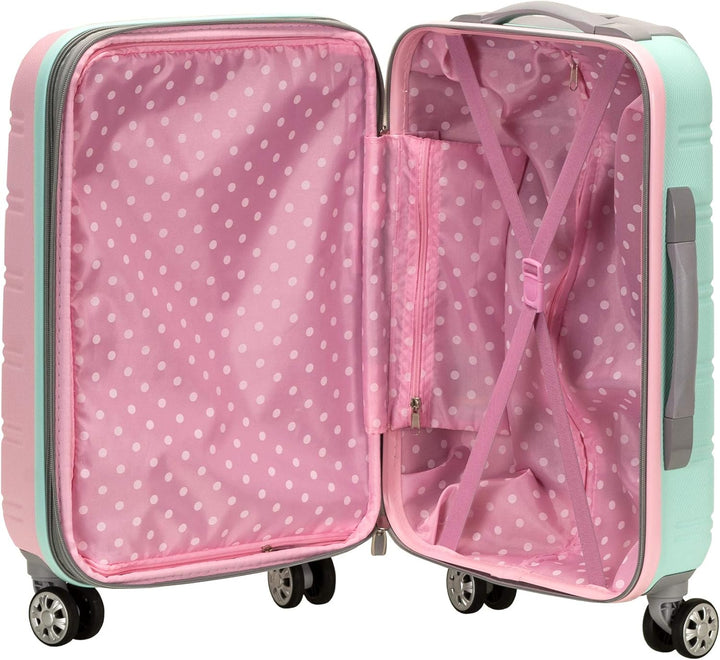 Leichte erweiterbare Hartschalenkoffer mit Doppel-Spinner-Rädern