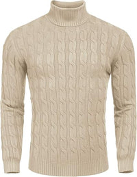 Casual Knitted Men's Turtleneck - Sander