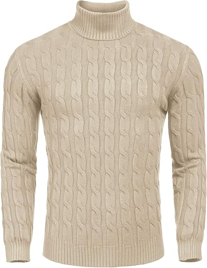 Casual Knitted Men's Turtleneck - Sander