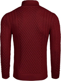 Casual Knitted Men's Turtleneck - Sander