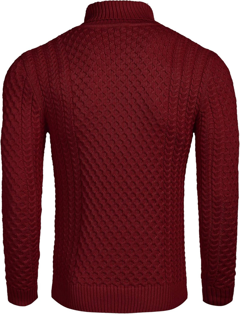 Casual Knitted Men's Turtleneck - Sander