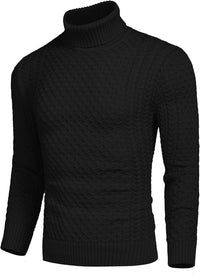 Casual Knitted Men's Turtleneck - Sander