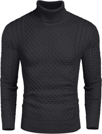 Casual Knitted Men's Turtleneck - Sander