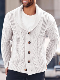 Comfortable Knitted Men's Cardigan - Lucas