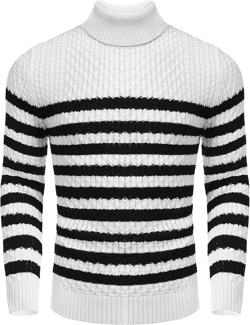 Casual Knitted Men's Turtleneck - Sander