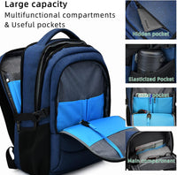 Wasserdichter Reise-Laptoprucksack mit USB-Anschluss und organisierter Aufbewahrung